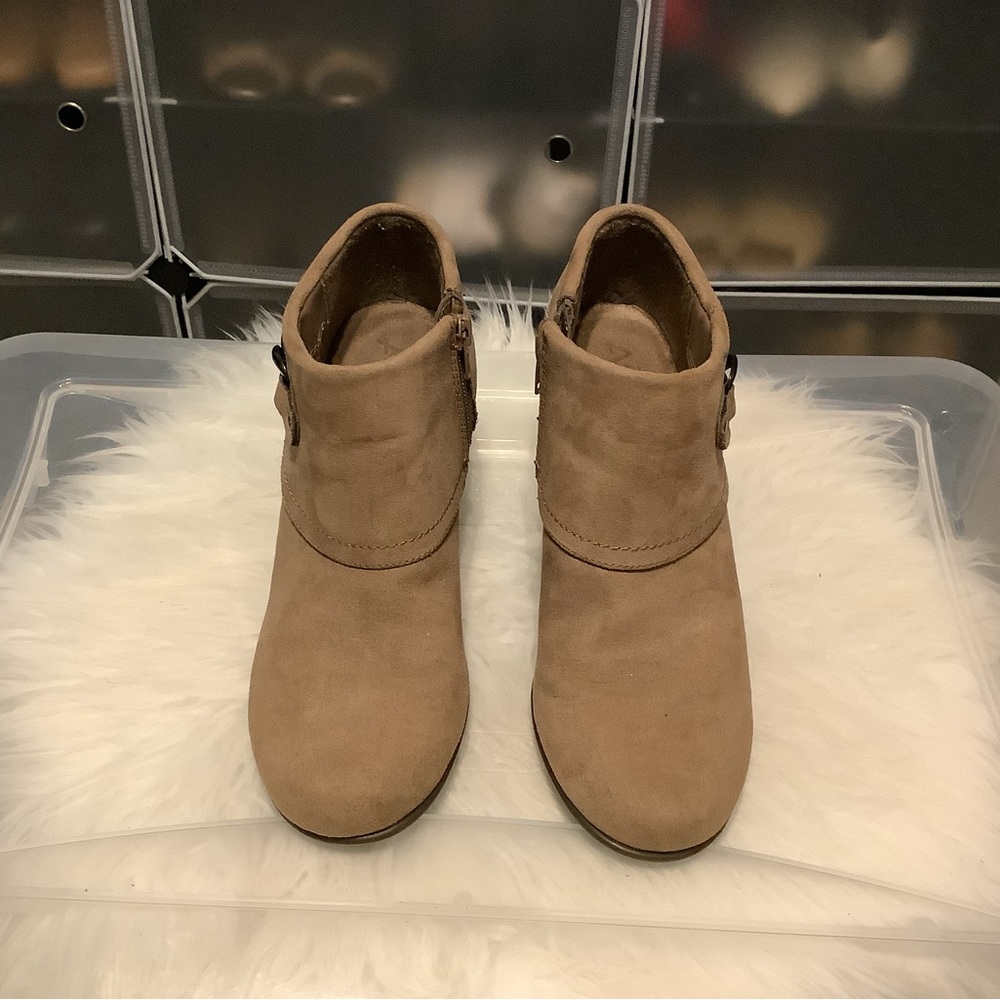 Tan ankle boots